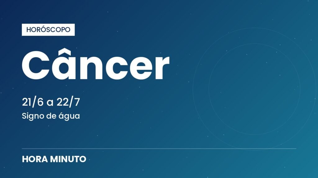Horóscopo: Câncer