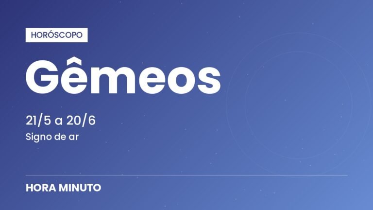 Horóscopo de hoje para Gêmeos — segunda-feira, 19 de outubro