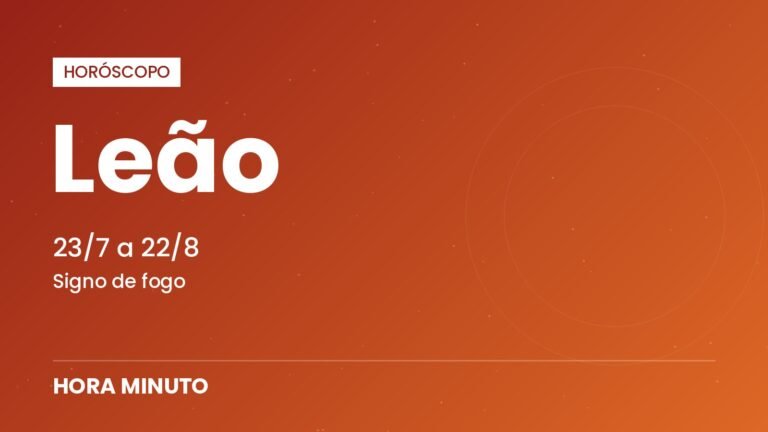 Horóscopo de hoje para Leão — segunda-feira, 19 de outubro