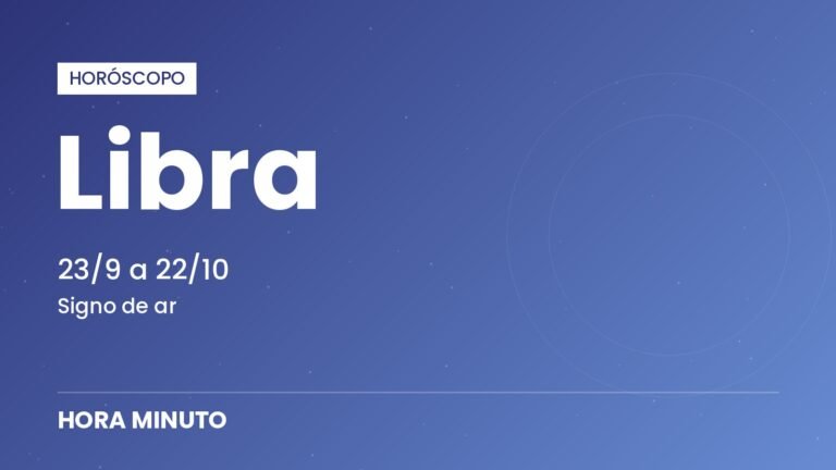 Horóscopo de hoje para Libra — segunda-feira, 19 de outubro