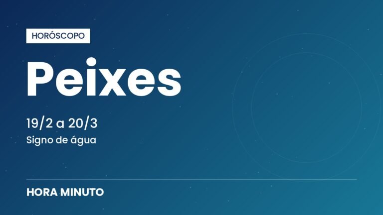 Horóscopo de hoje para Peixes — segunda-feira, 19 de outubro