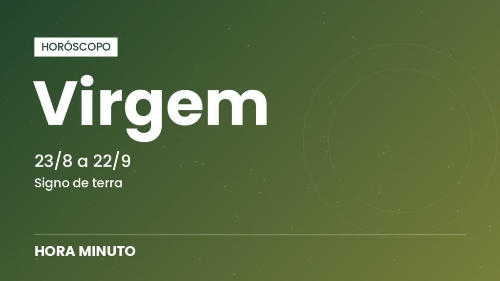 Horóscopo: Virgem